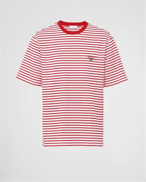 prada red stripe t shirt|paypal Prada t shirt.